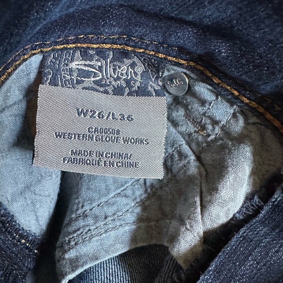 Vintage Silver Jeans Black Flare & Wide Leg Jeans - Picture 7 of 7